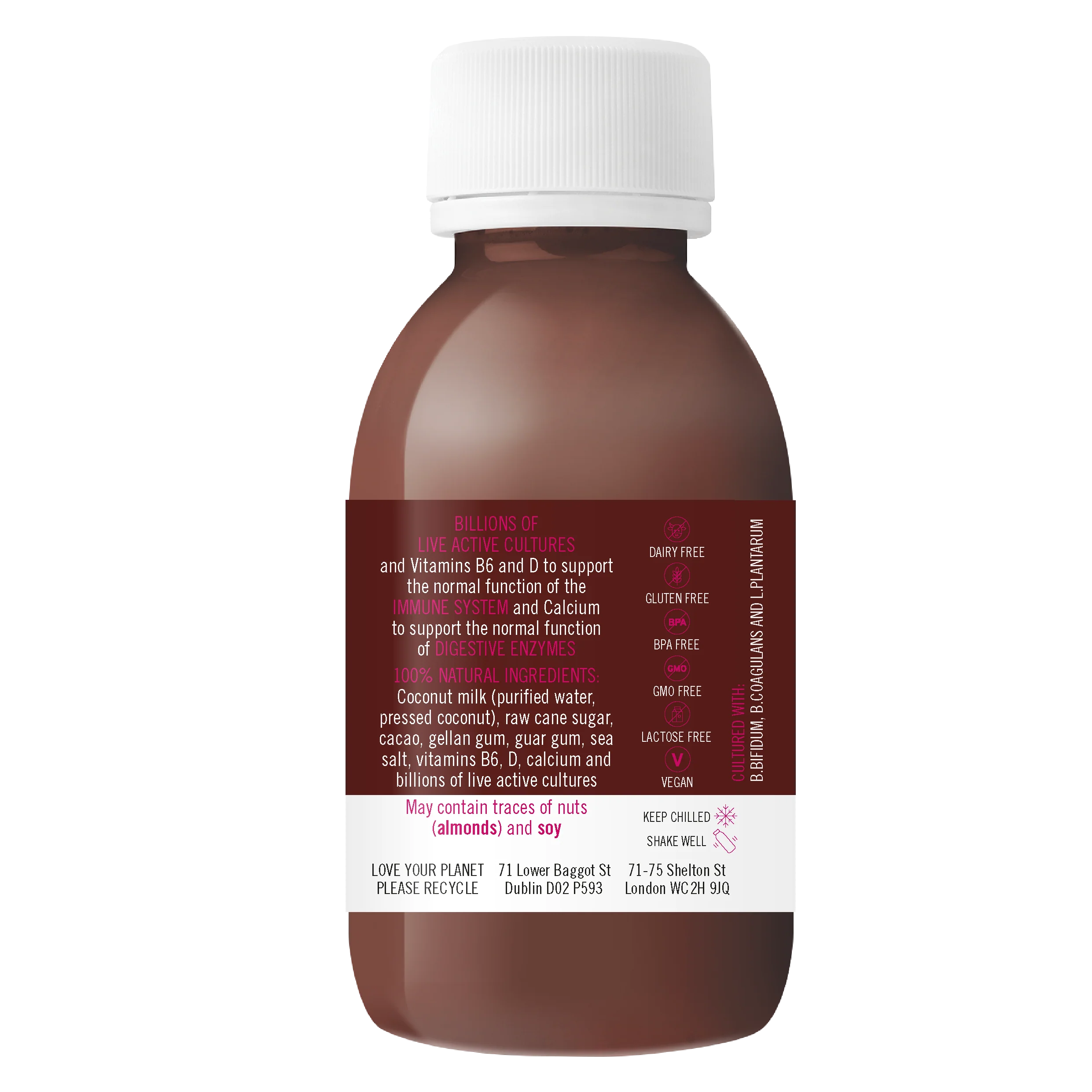 Biomel Dairy-Free Gut Health Shots Mixed Flavours (14 Shots x 125ml @ £1.50 each) - Image 4